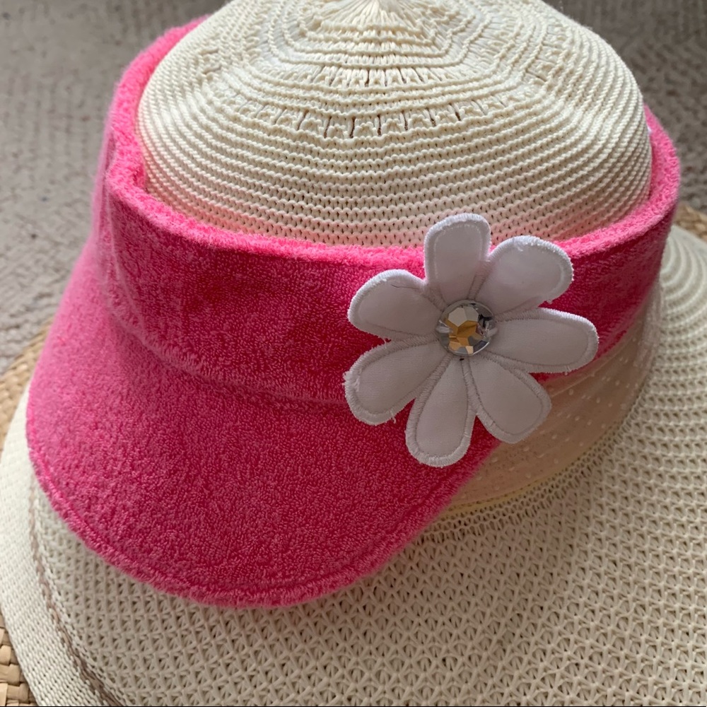 Gymboree Kid Girl Visor Hat 🌺 Size 8 Years And Up